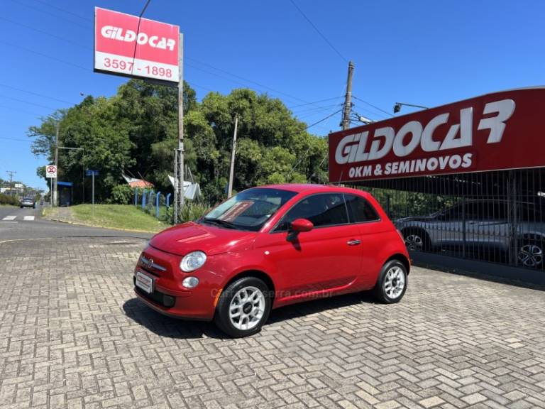 FIAT - 500 - 2014/2014 - Vermelha - R$ 53.500,00